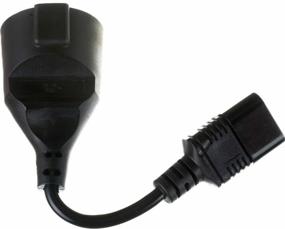 img 4 attached to Adapter / adapter ExeGate IEC 320 С14 - Euro socket Schuko (EP280681RUS), 0.15 m, black