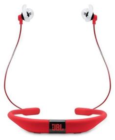 img 1 attached to JBL Reflect Fit Wireless Headphones, red