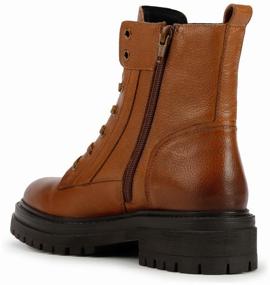 img 4 attached to Boots GEOX, demi-season, genuine leather, high