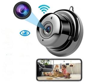 img 2 attached to Mini Video Camera mini XR70 WiFi Smart Camera IP Wireless / Transfer Video to Smartphone / Microphone & Speaker / Night Shooting / Black