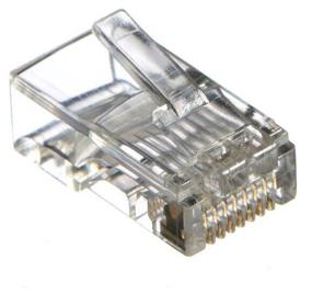 img 2 attached to Set: Internet cable outdoor twisted pair UTP4 cat.5e, single-core with rj45 connector and rj45 caps, 30 meters