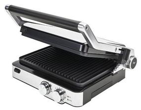img 2 attached to 🔥 Grill Polaris PGP 2402: Sleek Silver and Black Cooking Powerhouse
