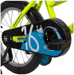 img 2 attached to Novatrack Neptune 16 (2020) Kids Bike Green 10.5" (requires final assembly)