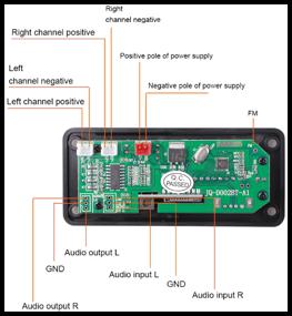 img 1 attached to Player with amplifier 2x25Wt, MP3 decoder, Bluetooth board 5.0