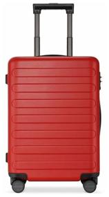 img 4 attached to Xiaomi suitcase, polycarbonate, support legs on the side wall, 65 l, red