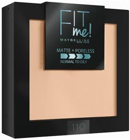 img 3 attached to Maybelline New York Fit Me Compact Pore Concealing Mattifying Powder 110 Light Cream