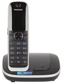 img 4 attached to Panasonic KX-TGJ310 Radio Phone Black: Reliable Communication with Stylish Design