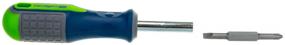 img 4 attached to Screwdriver with interchangeable bits Sibrtech 13377, 4 pcs., blue/green