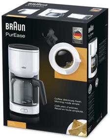 img 1 attached to ☕ Braun KF 3100 White Drip Coffee Maker: Effortless Brewing at Home