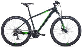 img 4 attached to Mountain bike (MTB) FORWARD Apache 27.5 2.0 Disc (2021) matt black/bright green 21" (requires final assembly)