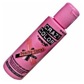 img 2 attached to Crazy Color Direct Action Dye Semi-Permanent Hair Color Cream, 70 peachy coral, 100 ml