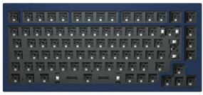 img 2 attached to Беспроводная механическая клавиатура QMK Keychron Q1, 84 клавиши, алюминиевый корпус, RGB подстветка, Gateron G Phantom Red Switch, цвет синий