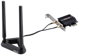 img 1 attached to 💻 ASUS PCE-AX58BT Black Bluetooth Wi-Fi Adapter