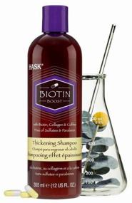 img 4 attached to Hask Biotin Boost Thickening Shampoo with Biotin, Collagen and Coffee