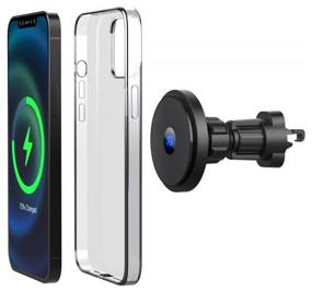 img 4 attached to Magnetic holder with wireless charging Bixton MagHolder black