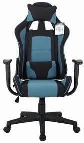 img 4 attached to Gaming chair Brabix GT Racer GM-100, upholstery: textile, color: black/blue