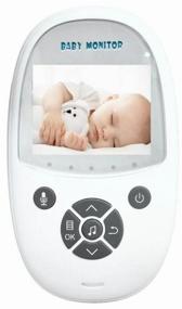 img 4 attached to Video baby monitor, baby monitor camera, baby monitor, camera remote control, night mode, voice activation, thermometer, mains operation, color screen