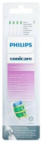 img 3 attached to 🦷 Philips Sonicare i InterCare HX9004/10 Sonic Brush Head Set - White (4-Pack): For Complete Oral Care