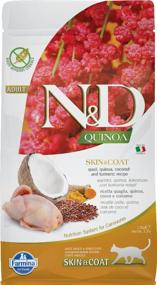 img 2 attached to Dry food for adult cats Farmina N&D Quinoa, grain-free, for healthy skin and coat shine, with quail, with quinoa, with coconut, with turmeric 1.5 kg