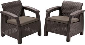 img 1 attached to Furniture set KETER Corfu Duo Set (2 armchairs)