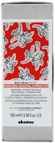 img 2 attached to Davines Natural Tech Energizing Seasonal Super Power Scalp & Hair Treatment Lotion, 100ml, bottle