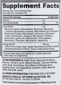 img 3 attached to Amino acid complex Optimum Nutrition Essential Amino Energy, grapes, 270 gr.