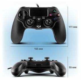 img 4 attached to Gamepad GC-400 (11 buttons 2 sticks, Touchpad, D-pad, PS4/PS3/PC)