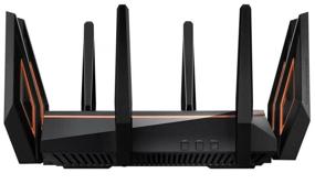 img 2 attached to 🔌 ASUS GT-AX11000 WiFi Router in Sleek Black for Enhanced Connectivity