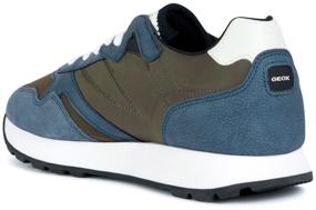 img 3 attached to GEOX sneakers, size 42, blue/olive