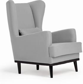 img 3 attached to 🪑 Modern Light Gray Armchair-Sofa: Oscar Zara 17" - Stylish Furniture Piece for Comfy Living Rooms