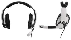 img 2 attached to 🎧 Sennheiser GSP 301 Computer Headset: Sleek Black/White Design for Optimal Audio Experience