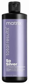 img 4 attached to Matrix So Silver triple action mask to neutralize yellow hair in blondes, 500 ml