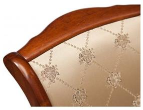 img 2 attached to Dining chair TETCHAIR Geneva ( GN-SC ), Hevea tree, 46x52x96cm, MAF Brown, fabric golden flowers (SK-GF) (2pcs/up)