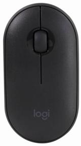 img 1 attached to Wireless computer mouse Logitech Pebble M350, black