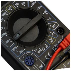 img 3 attached to Переносной цифровой мультиметр с звуковой непрерывностью и термопарой (электрический тестер) LTX DT-838
