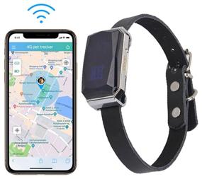 img 3 attached to GPS-трекер Samutory-G12P для Собак, Кошек (Котов) с Ошейником / С Дистанционным Вкл./Откл. GPS (Держит заряд 3-5 дней с выкл. GPS) / Есть бесплатное приложение на Android и IOS на рус. яз. на Google картах / IP67
