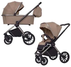 img 2 attached to Universal stroller CARRELLO Optima CRL-6503/1 2 in 1, Oyster Beige