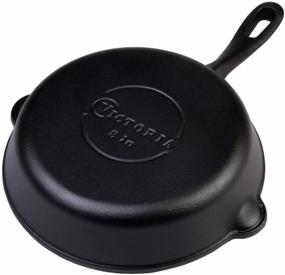 img 4 attached to Сковорода Victoria Cast Iron Cast Iron Skillet SKL-206/208/210, диаметр 20 см