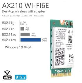 img 2 attached to Bluetooth Wi-Fi adapter Intel AX210NGW