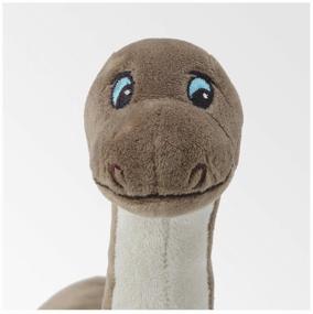 img 1 attached to 🦕 Brown 55 cm YETTELIK Brontosaurus Soft Toy from IKEA