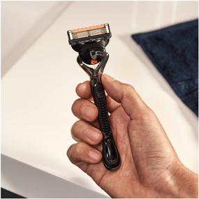 img 3 attached to 🪒 Optimal Shaving Experience: Gillette Fusion ProGlide Men's Razor Replacement Cassettes - 4 Pieces with 5 Blades and Precision Trimmer for Hard-to-Reach Areas