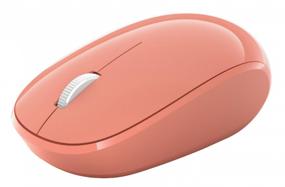 img 3 attached to Microsoft Bluetooth Wireless Compact Mouse, Peach