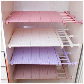 img 2 attached to Sliding shelf Closet Storage Rack (50-80 cm) ORISMA