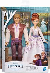 img 2 attached to Набор кукол Hasbro Disney Frozen 2 Анна и Кристофф, 28 см, E5502