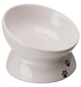img 1 attached to TRIXIE bowl for cats Paws 24798 150 ml white 0.15 l