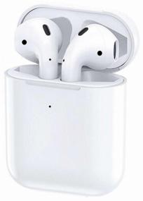 img 1 attached to Wireless headphones Air Buds / with wireless charging / for iPhone and android