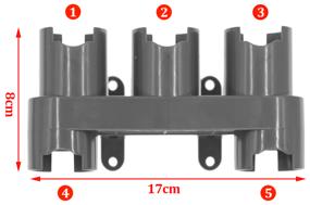 img 1 attached to Держатель Run Energy для набора насадок совместимых с Dyson V7, V-8, V10, V11