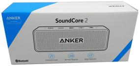 img 1 attached to 🔊 ANKER SoundCore 2 Portable Acoustics: Powerful 12W Bluetooth Speaker in Sleek Black Design