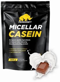 img 4 attached to Maximize Muscle Gains with Protein Prime Kraft Micellar Casein, 900 gr., Milk Chocolate