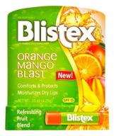 blistex бальзам для губ orange mango blast, бесцветный логотип
